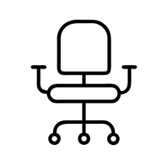 office chair icon vector illustration