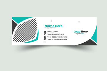 Creative Email Signature Layout.
