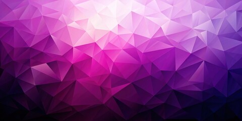 Obraz premium Abstract polygonal background with vibrant purple and pink hues, creating a mesmerizing and modern design.