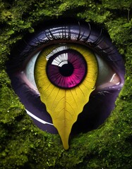 dreamlike, mixed and colorful artistic works