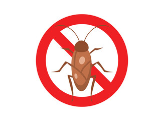 set of an Parasite Disease No Cockroach Illustration