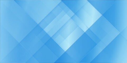 soft and gradient blue abstract background geometric patterns, geometric and gradient Intersecting lines and polygons patterns, Modern technology background with blue material in triangles.