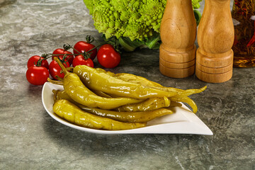 Canned marinated jalapeno pepper