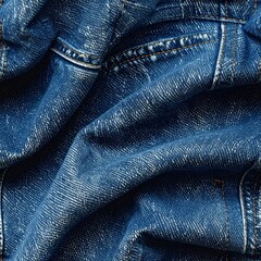 Vintage worn denim fabric texture faded blue tones stitches weave seamless high resolution