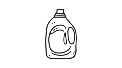 Fabric softener line art