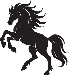 horse silhouette Vector | Minimalist & Trendy horse Silhouette Design | Unique & Stylish horse Artwork for Vector design