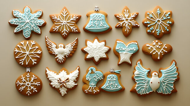 christmas, gingerbread, food, cookie, cookies, sweet, holiday, xmas, cake, decoration, dessert, homemade, winter, icing, star, biscuit, gingerbread cookie, baked, tree, brown, ornament, delicious, sug