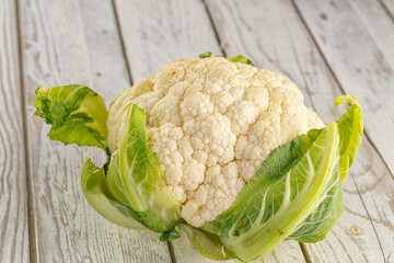 Fresh cauliflower cabbage for cooking