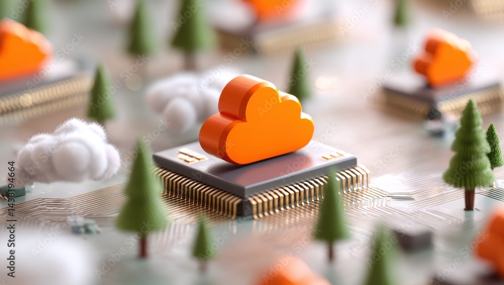 Poster cloud computing: data in the digital landscape