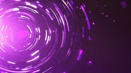Naklejka premium Abstract Purple Vortex: Digital Art Background