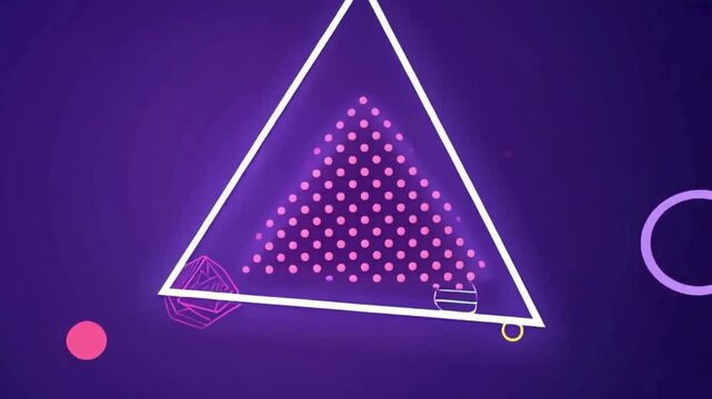 Abstract Christmas trees form a 3d pyramid shape on a light vector design, a modern art illustration for a business Christmas card symbol