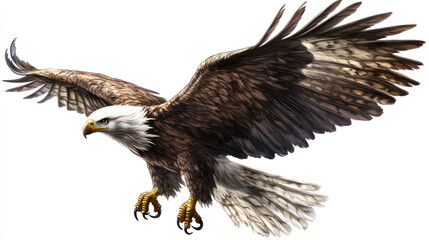 Majestic Bald Eagle in Flight
