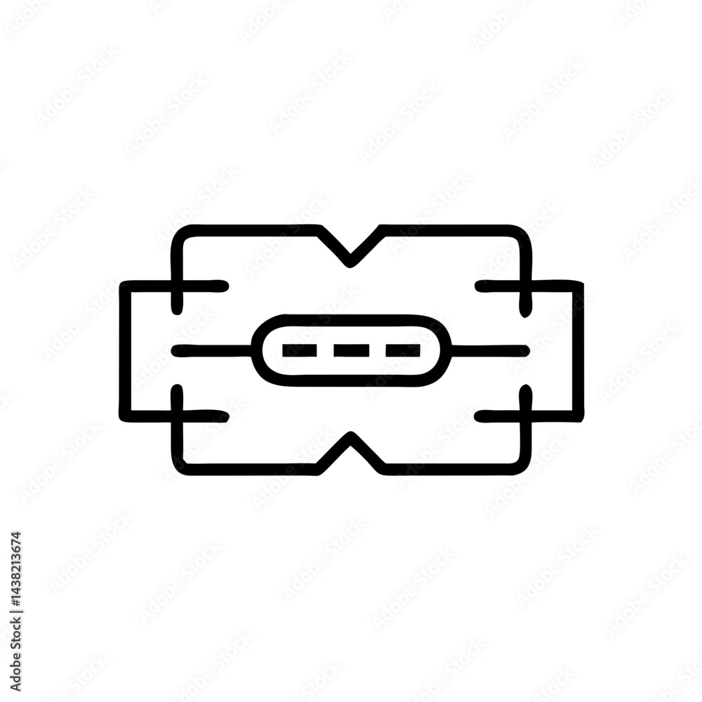 Poster elegant scalable design perfect for logos and branding