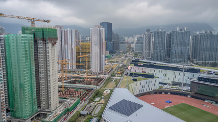 April 19 2025 Arena Architecture in Urban Cityscape Near Waterfront