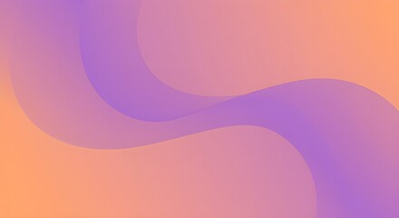 Obraz premium Gentle Purple and Orange Blend