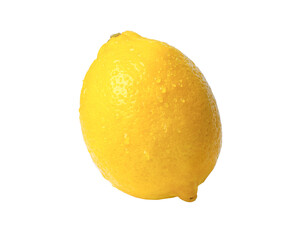 lemon on white background