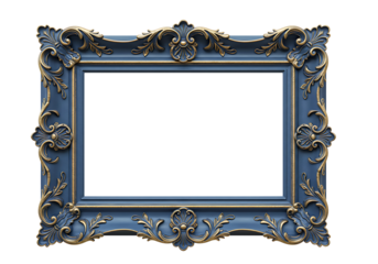 photo Frame Isolated on Transparent Background