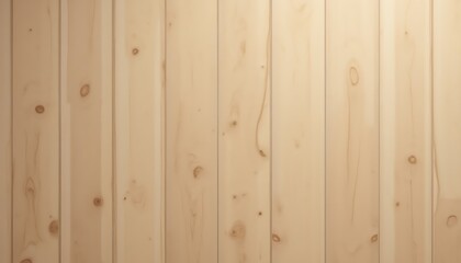 Fototapeta premium Light wooden wall paneling background texture.