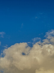 Clouds in a blue sky