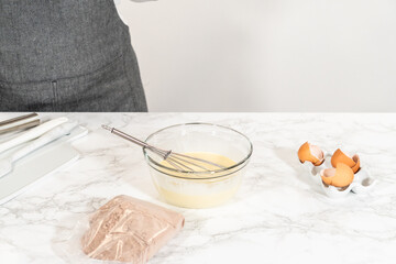 Whisking Delight - Chocolate Bundt Cake in the Making