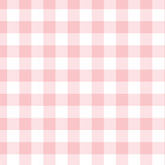 Pastel color gingham check seamless pattern design