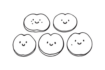 Pluot set line art