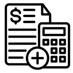 Expense Approval  Icon Element For Design	