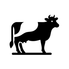 Nepal Cow Symbol Logo Icon