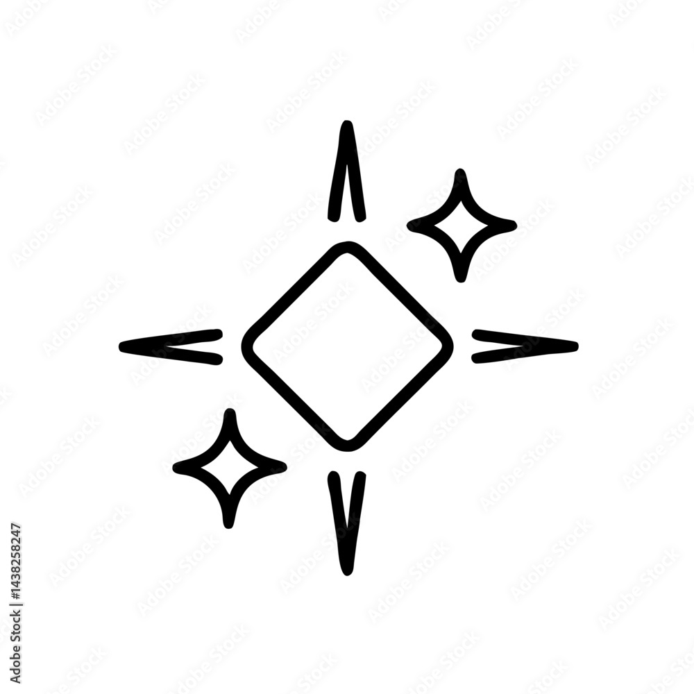 Poster scalable design element for branding and logo projects