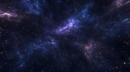 Cosmic Gradient of Deep Navy and Purple in the Vast Universe