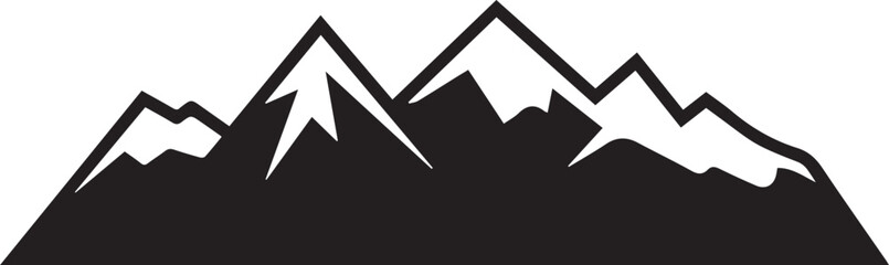 Mountain icon vector. Sports mountain sign. Graph symbol for your web site design, logo, app, UI.