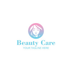 logo design for brand identity or beauty care with creative illustration