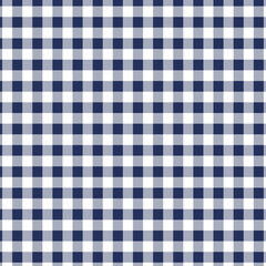 dark blue color gingham check seamless pattern design