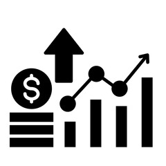 Spending Graph  Icon Element For Design	