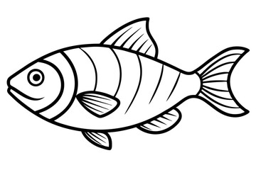 Abstract Piranha Linework