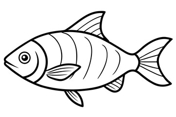Abstract Piranha Linework