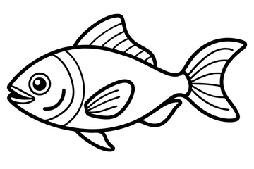 Abstract Piranha Linework