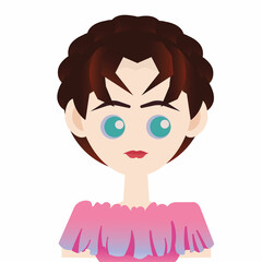 VECTOR AVATAR CHARACTER WOMEN ROYALTY