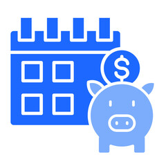 Savings Plan  Icon Element For Design	