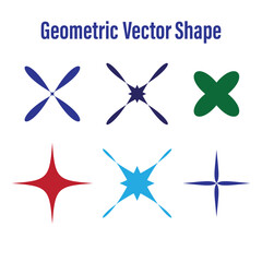 Geometric abstract Circle Shape And Effects Bundle Set.