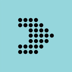 Bold Left Arrow Vector Icon, Strong Direction Symbol for Navigation and Digital Use