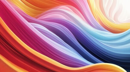 Obraz premium Abstract vibrant waves