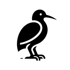 Cute Kiwi Bird Symbol Logo 
