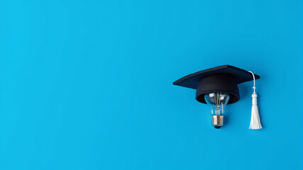 Creative Graduation Light Bulb Concept