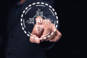 Innovative ai technology interaction digital workspace user experience modern