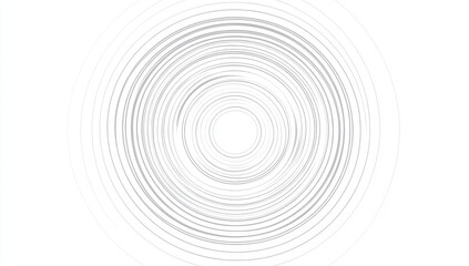 Fototapeta premium Concentric circles abstract grayscale artwork