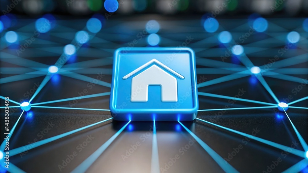 Aufkleber navigating the real estate market analyzing digital trends and insights in a virtual environment fro