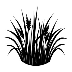 Grass Silhouette vector illustration