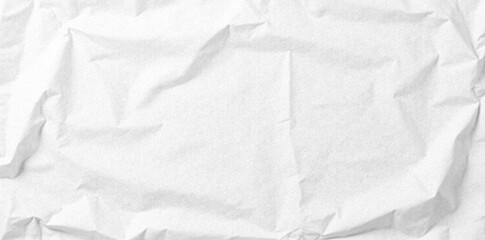 Wrinkled white paper backdrop, textured surface, crumpled paper texture, overlay, abstract