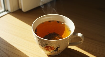 Cup of Tea with Steam